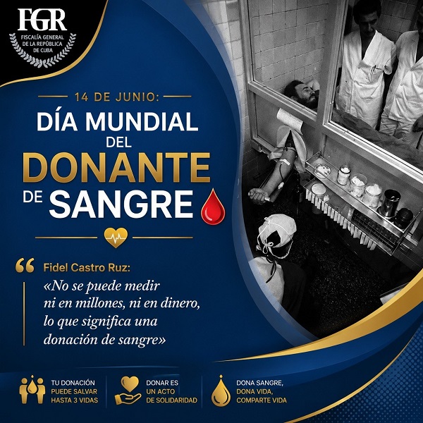Cuba celebra el Día Mundial del Donante de Sangre y reconoce el altruismo de sus héroes anónimos